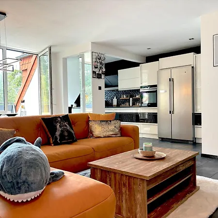 Ruhe Oase Steinhoefel - Balkon, Naturblick, Design-maisonette-apartment - Nahe Fuerstenwalde-spree Apartment