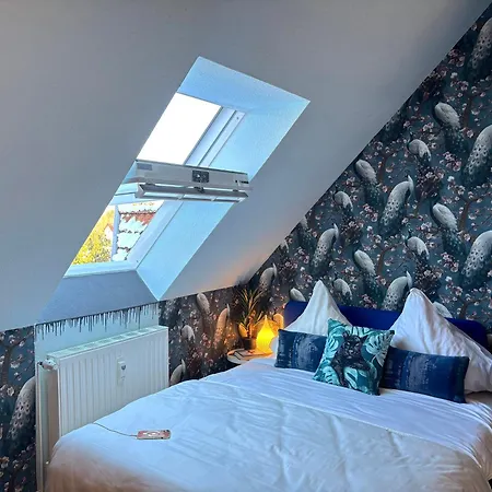 Ruhe Oase Steinhoefel - Balkon, Naturblick, Design-maisonette-apartment - Nahe Fuerstenwalde-spree Apartament