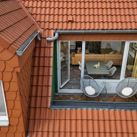 Ruhe Oase Steinhoefel - Balkon, Naturblick, Design-maisonette-apartment - Nahe Fuerstenwalde-spree *