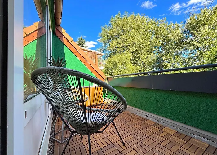 Ruhe Oase Steinhoefel - Balkon, Naturblick, Design-maisonette-apartment - Nahe Fuerstenwalde-spree